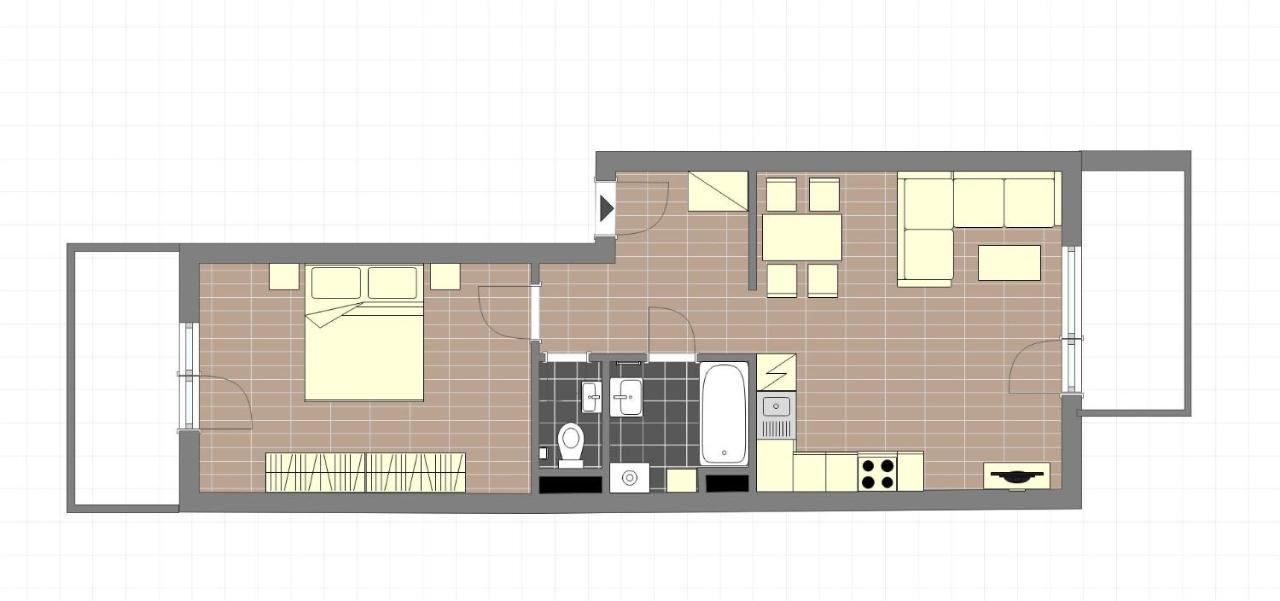 Apartmany Vinohrady เตร็นชีน ภายนอก รูปภาพ